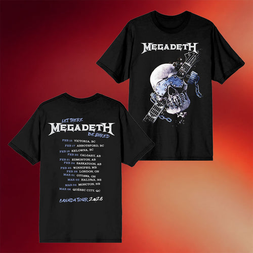 Megadeth Merch 2026 Let There Be Shred T-Shirt Megadeth Canada Tour Shirt Gifts For Music Lover