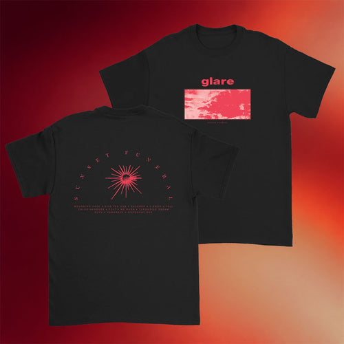 Glare Merch 2026 Sunset Funeral T-Shirt Glare Shirts Best Birthday Gift For Husband