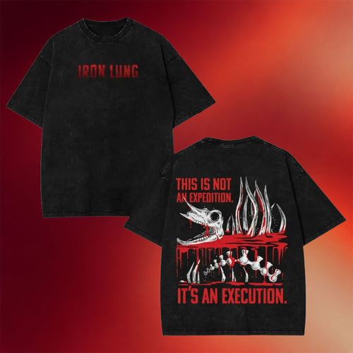 Iron Lung Merch 2026 Skeleton Blood T-Shirt This Is Not Expedition It_s An Execution Shirt