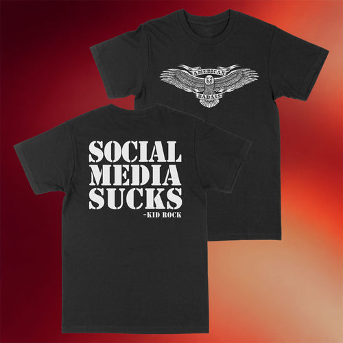 Kid Rock Merch 2026 Social Media Sucks T-Shirt Unique Gifts For Music Lovers