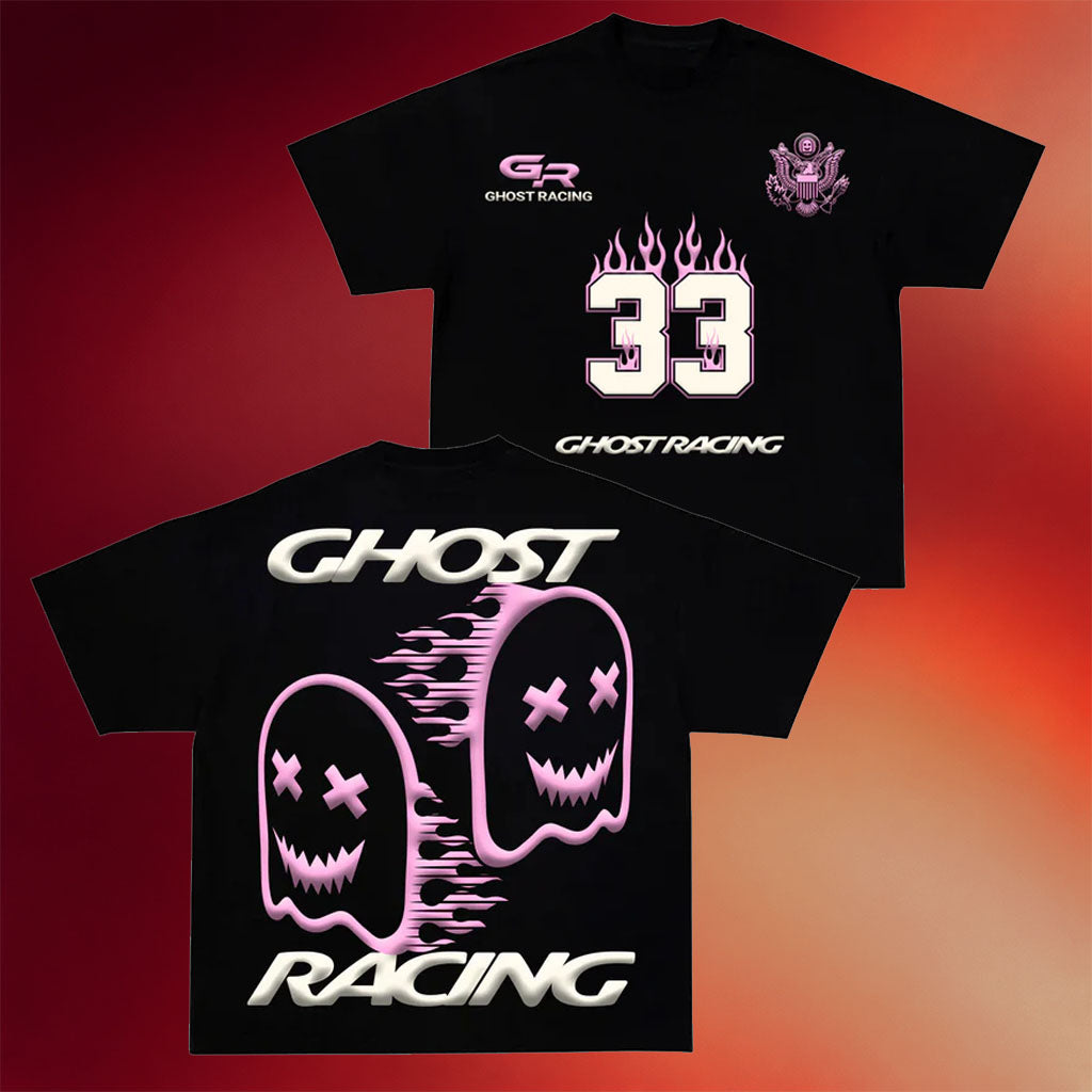 Ghost Racing Merch Twin Flames Shirt Black Birthday Gift Ideas For Sister