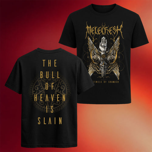 Melechesh Merch 2026 The Bull Of Heaven Is Slain T-Shirt Gifts For Music Lovers