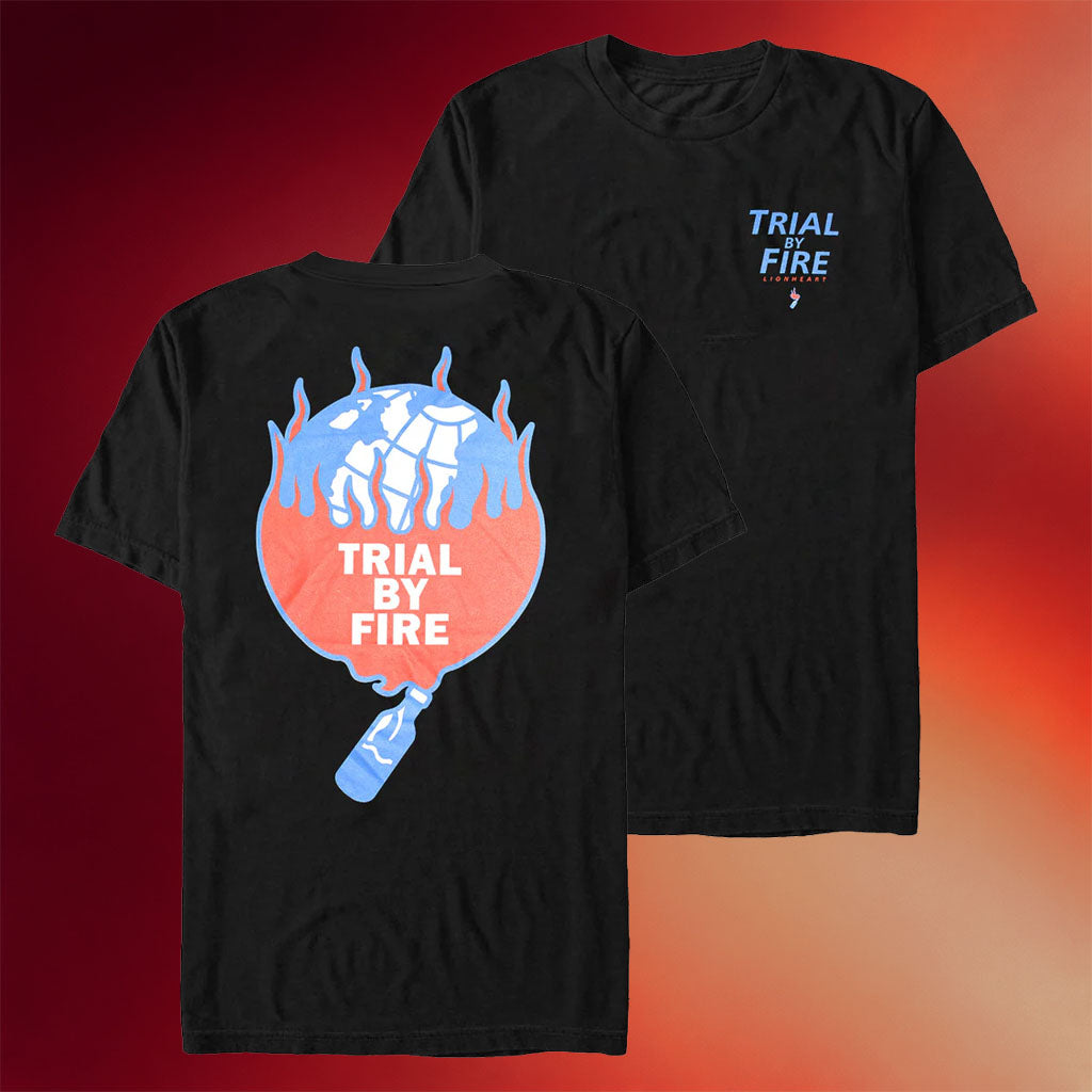 Lionheart Merch 2026 Trial By Fire T-Shirt Lionheart Band Shirt Best Gifts For Husband