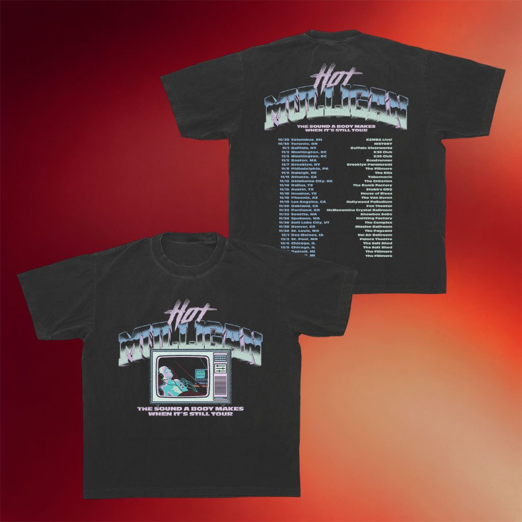 Hot Mulligan Merch The Sound A Body Makes When It_s Still Tour T-Shirt Gifts For Band Fans