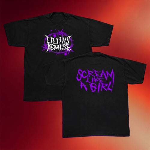 Lilith_s Demise Merch 2026 Scream Like A Girl T-Shirt Cool Gifts For Music Lovers