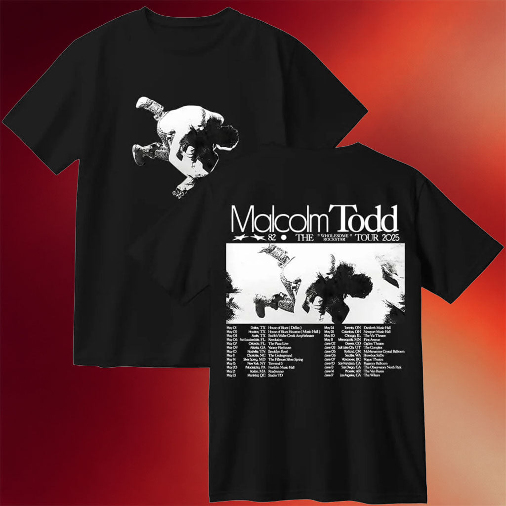 Malcolm Todd Merch Malcolm Todd 2025 Tour T-Shirt Unique Gifts For Music Lovers