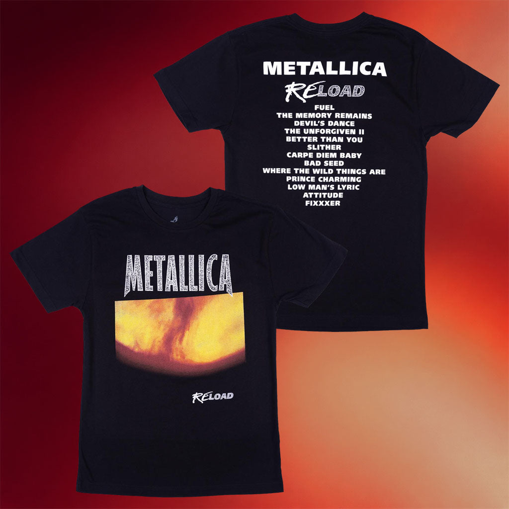 Metallica Merch 2026 ReLoad Tracklist T-Shirt Metallica Shirt Best Gifts For Metal Band Fans