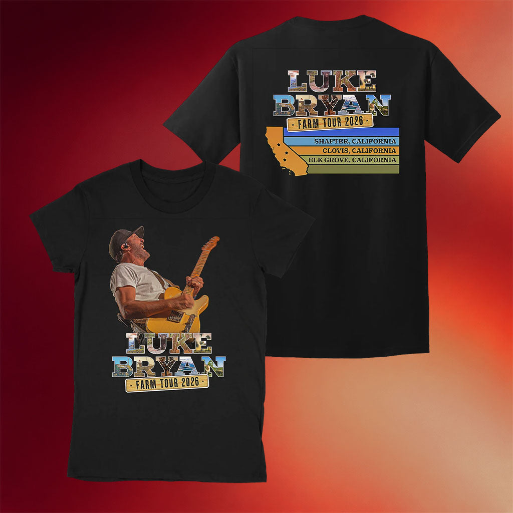 Luke Bryan Merch Farm Tour 2026 T-Shirt Gifts For Country Music Fans