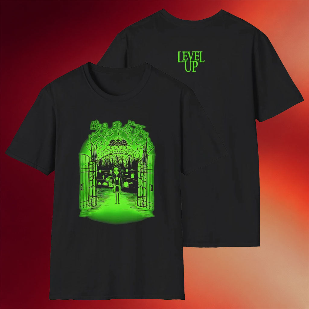 Level Up Merch Level Up Cemetery T-Shirt Best Birthday Gift For Brother