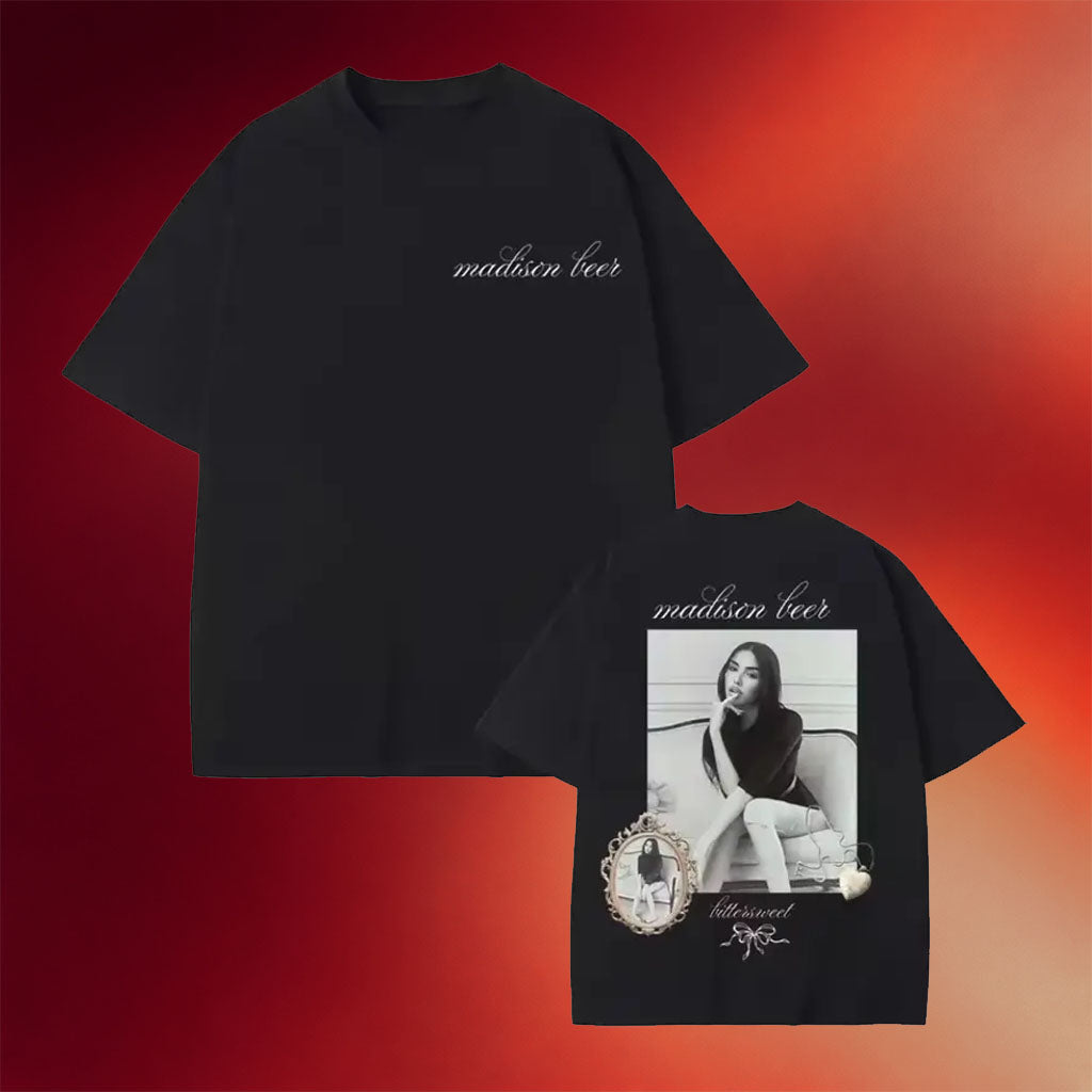Madison Beer Merch 2026 Madison Beer Portrait T-Shirt The Locket Tour Merch Gifts For Fans