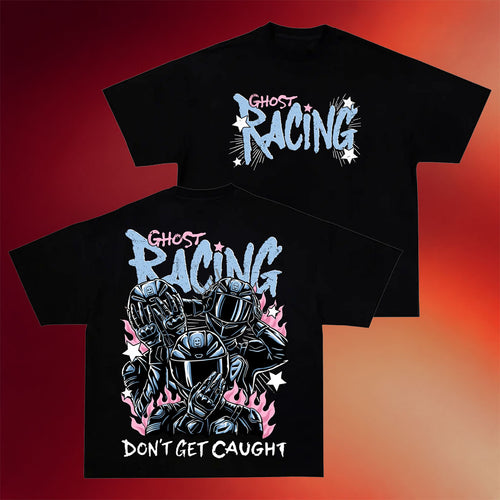 Ghost Racing Merch 2026 The Big 3 T-Shirt Black Don_t Get Caught Shirt Gifts For Racing Lovers