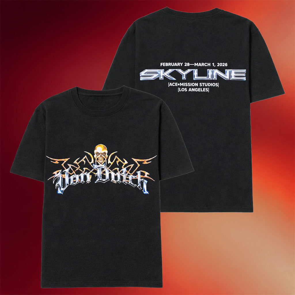 Insomniac Shop Merch 2026 Skyline X Von Dutch T-Shirt Birthday Gifts For Brother