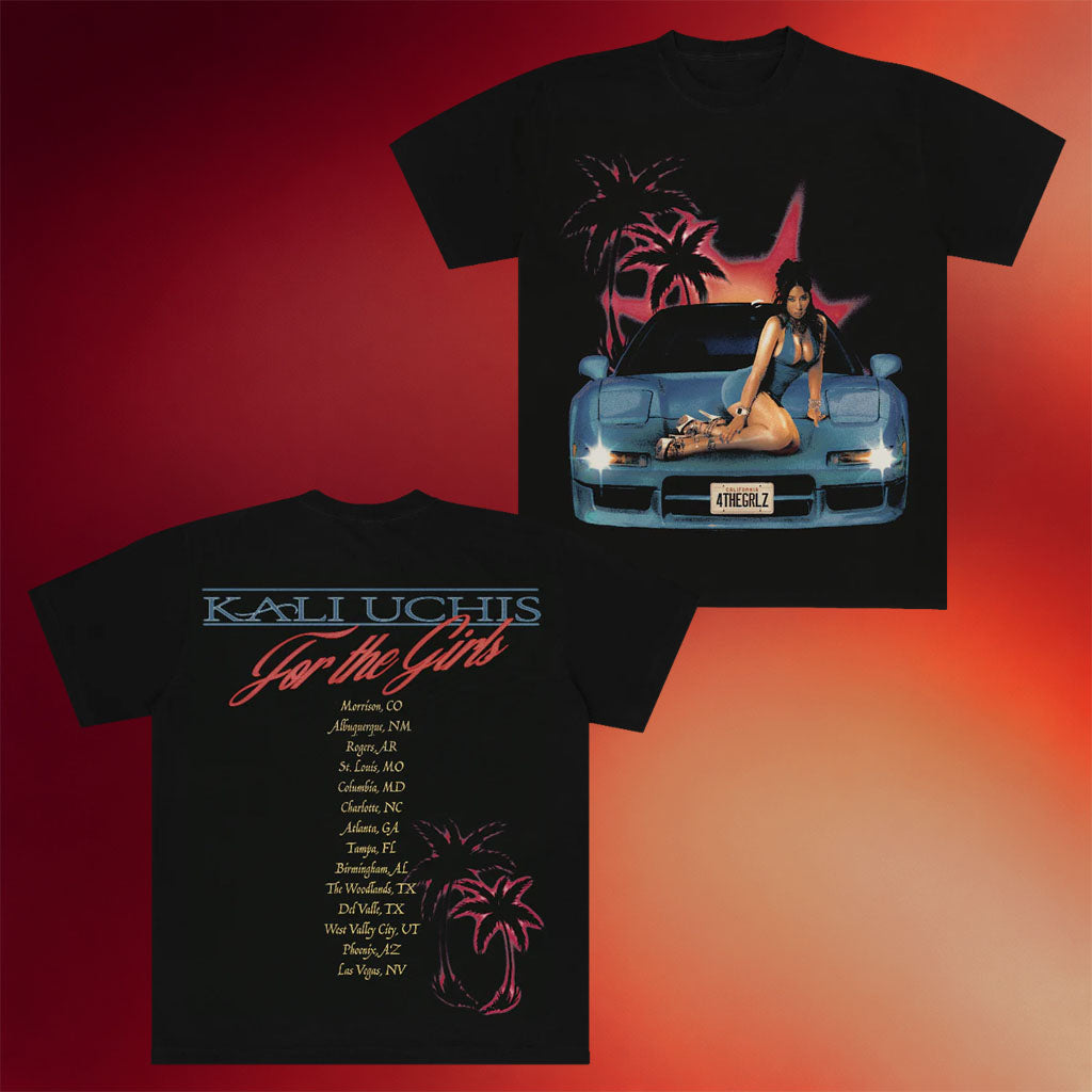 Kali Uchis Merch 2026 Black FTG Tour Dates T-Shirt For The Girls Tour Shirt Gift For Music Fans