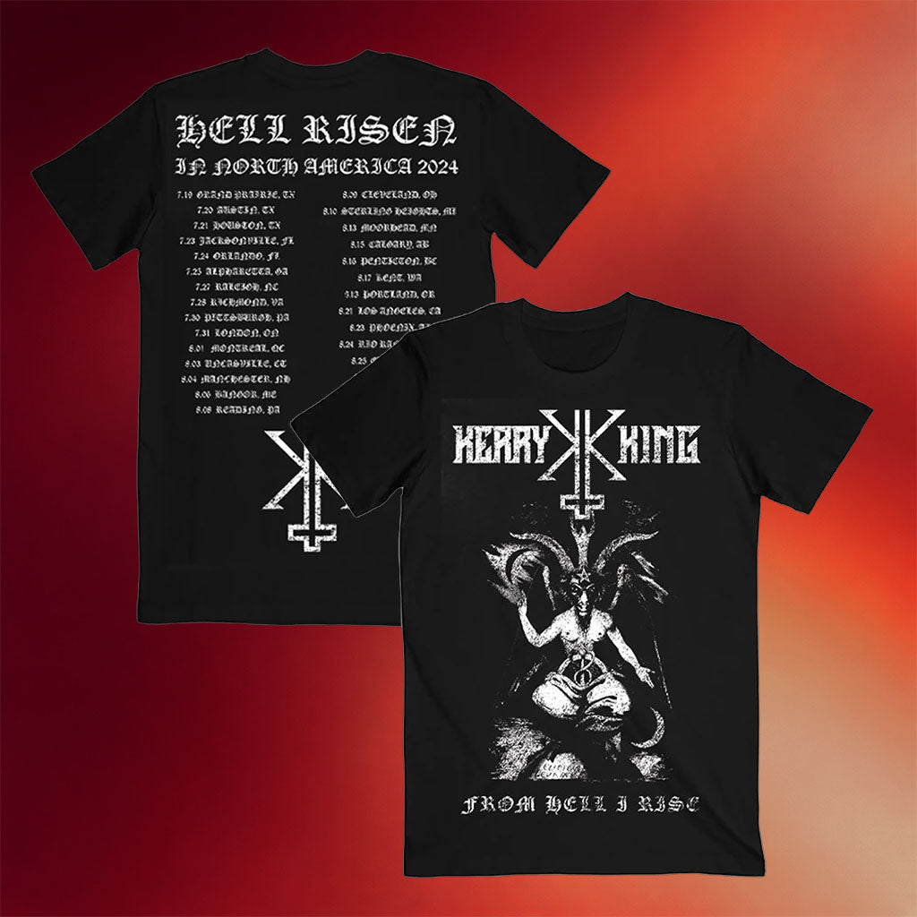 Kerry King Merch Baphomet Event T-Shirt Kerry King Shirt Gifts For Music Lovers