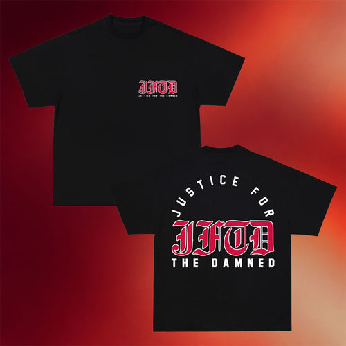 Justice For The Damned Merch 2026 Arch T-Shirt JFTD Shirts Gifts For Band Fans