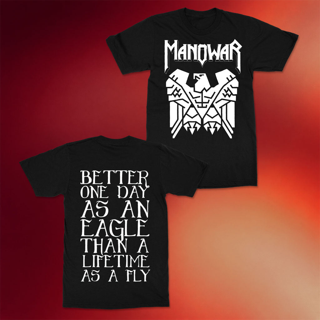 Manowar Merch 2026 Manowar Eagle Logo T-Shirt Cool Gifts For Music Lovers