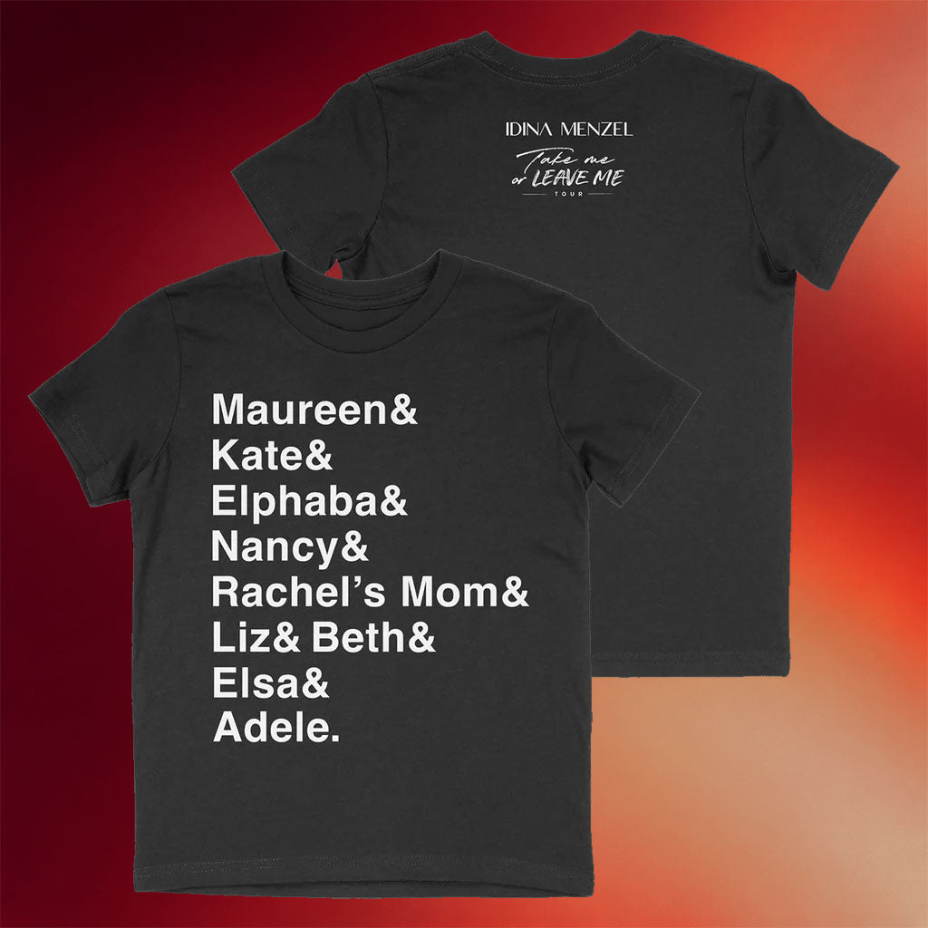 Idina Menzel Merch 2026 Roles Of A Lifetime T-Shirt Idina Menzel Tour Shirt Music Lover Gifts