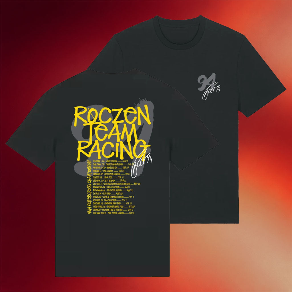 Ken Roczen Merch Team Roczen Racing Tour T-Shirt Best Gifts For Racing Lovers