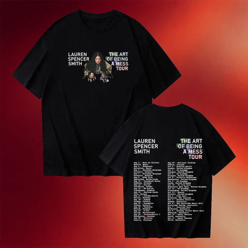 Lauren Spencer Smith Merch The Art Of Being A Mess Tour 2025 Shirt Gifts For Music Fans