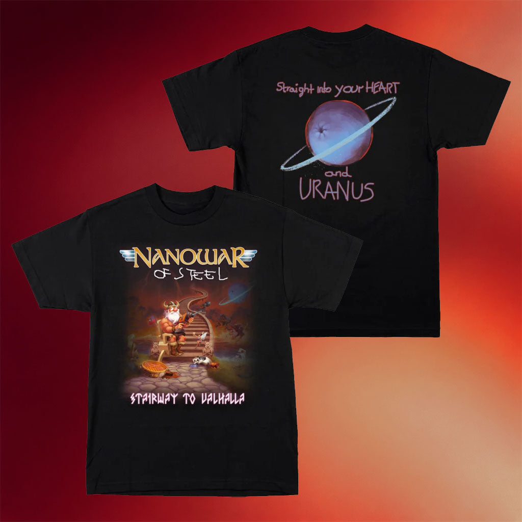 Indiemerch Merch 2026 Nanowar Of Steel Stairway To Valhalla T-Shirt Unique Gift For Him