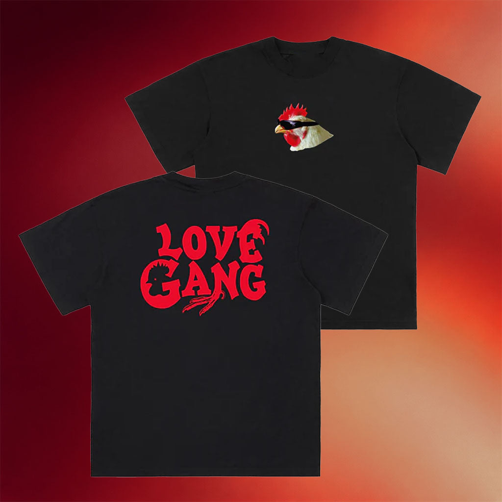Lovegang Brand Merch GALLO Lovegang T-Shirt Black Birthday Gift For Him