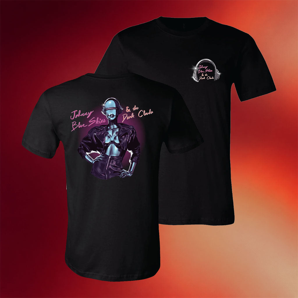 Johnny Blue Skies Merch 2026 Cyborg Party T-Shirt Black Unique Gifts For Music Lovers