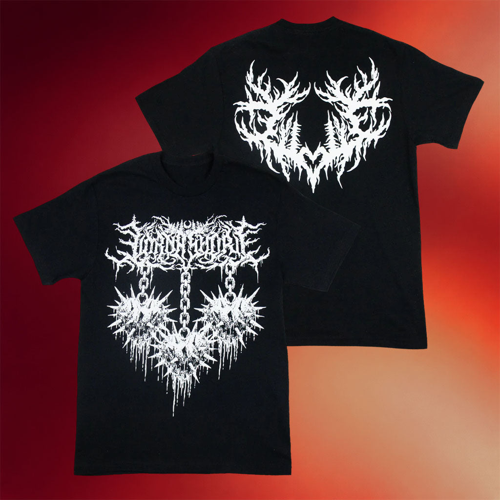 Lorna Shore Merch Lorna Shore Spiked Heart Shirt Birthday Presents For Son