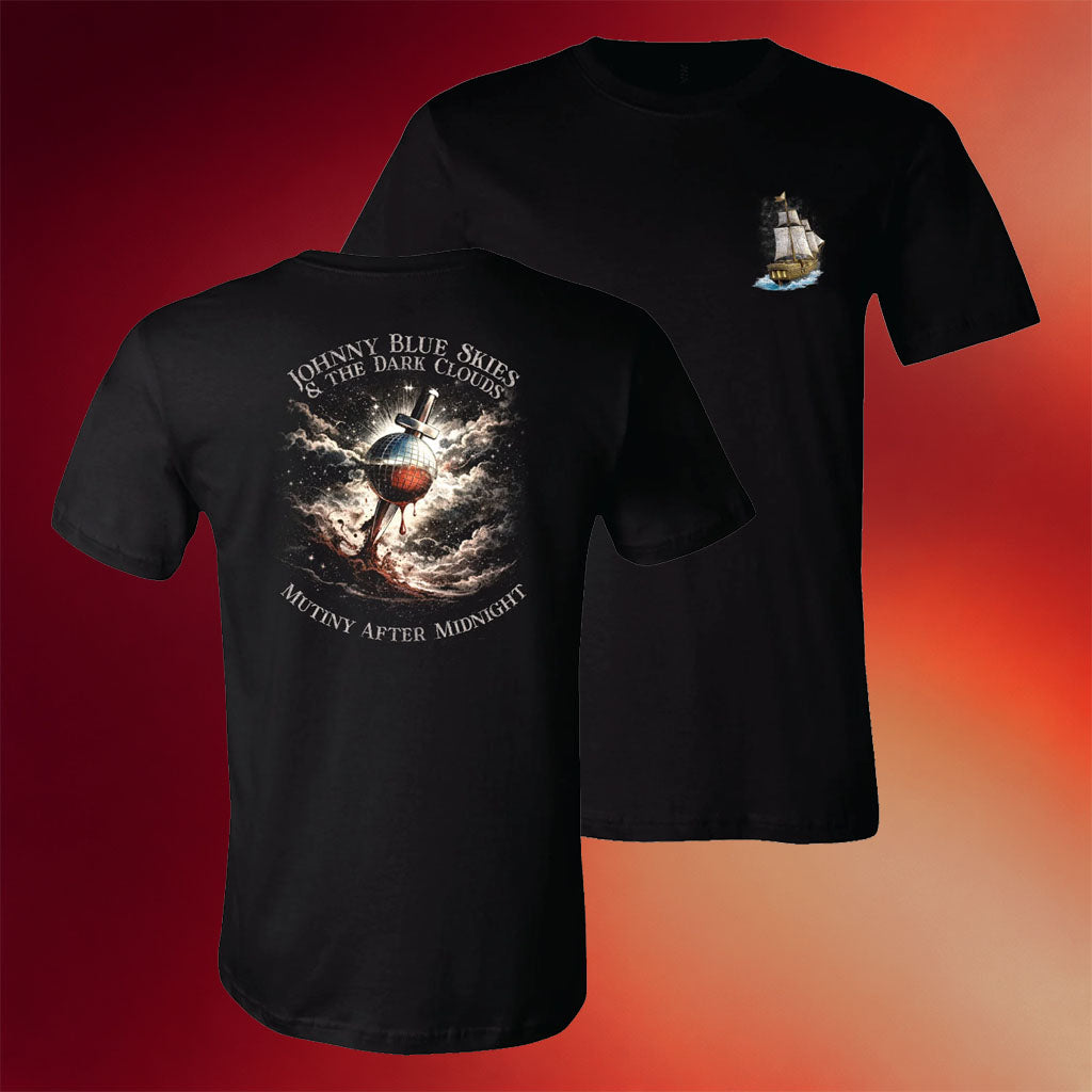 Johnny Blue Skies Merch 2026 Mutiny T-Shirt Johnny Blue Skies And The Dark Clouds Shirts