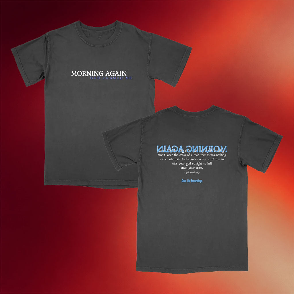 Morning Again Merch 2026 God Framed Me T-Shirt Gift For Band Fans