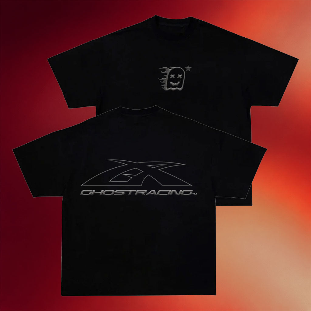 Ghost Racing Merch 2026 Y2K Ghoststar T-Shirt Black Best Gifts For Boyfriend