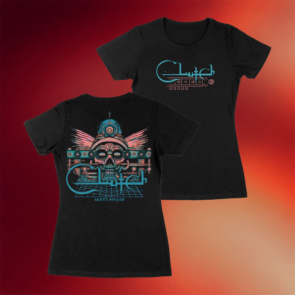Indiemerch Merch 2026 Clutch The Face T-Shirt Earth Rocker Shirt Gifts For Sisters