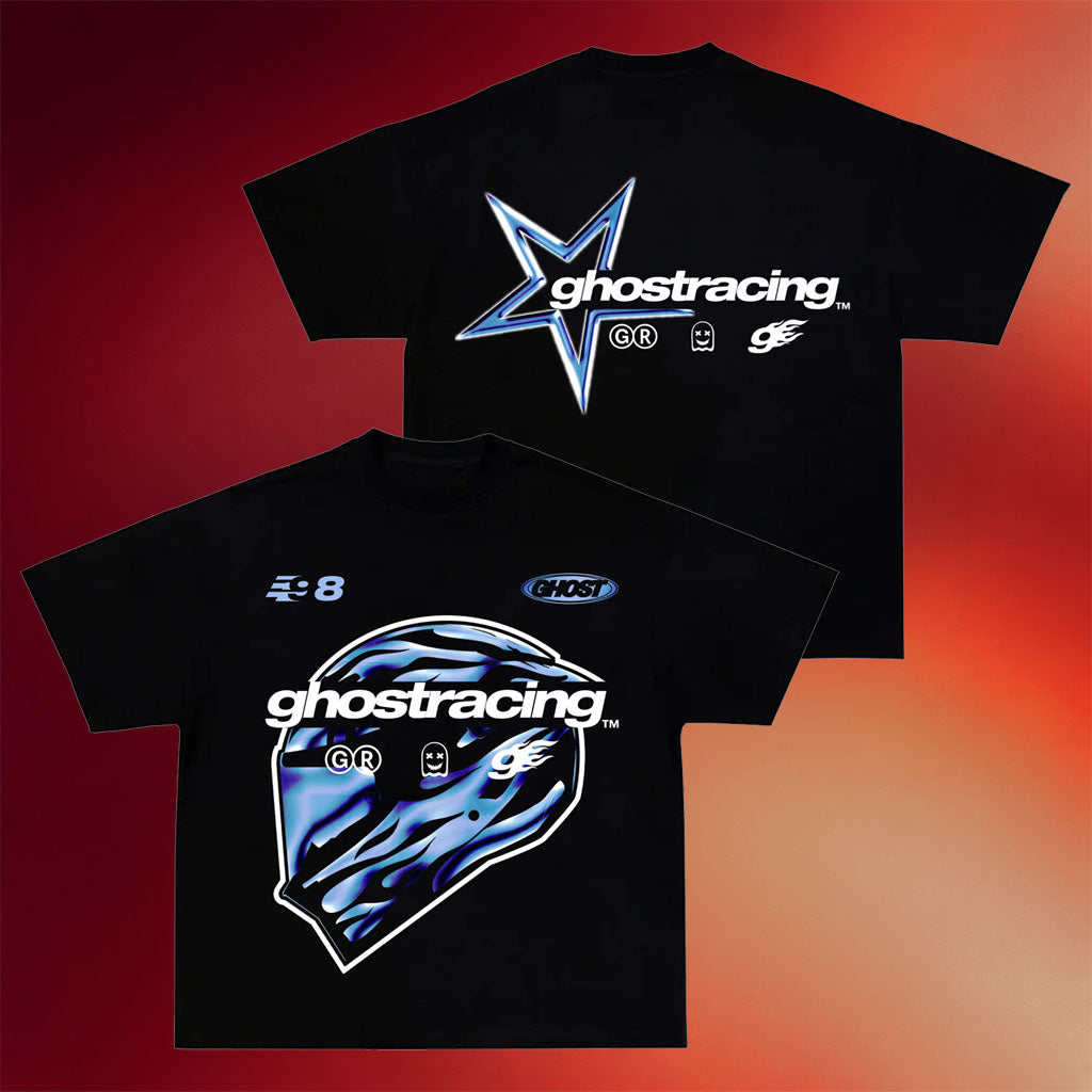 Ghost Racing Merch 2026 Pista Hype Beast T-Shirt Black Unique Gifts For Brothers
