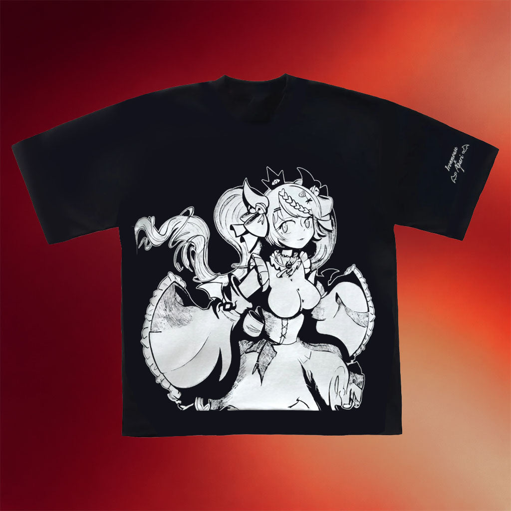 Ironmouse Merch Infernal Dark Princess T-Shirt Birthday Presents For Daughter
