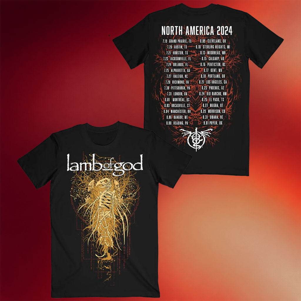 Lamb Of God Merch Avian Offering 2024 Itin T-Shirt Cool Gifts For Music Lovers