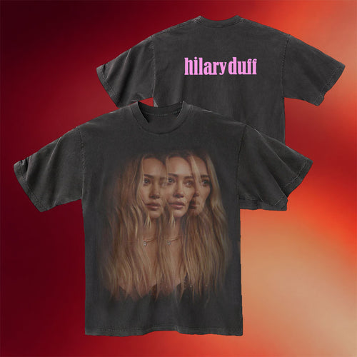 Hilary Duff Merch Mature Photo T-Shirt Hilary Duff Shirt Unique Gifts For Music Lovers