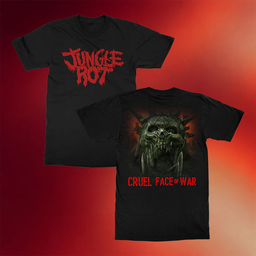 Indie Merch 2026 Jungle Rot Cruel Face Of War Logo T-Shirt Father_s Day Gifts