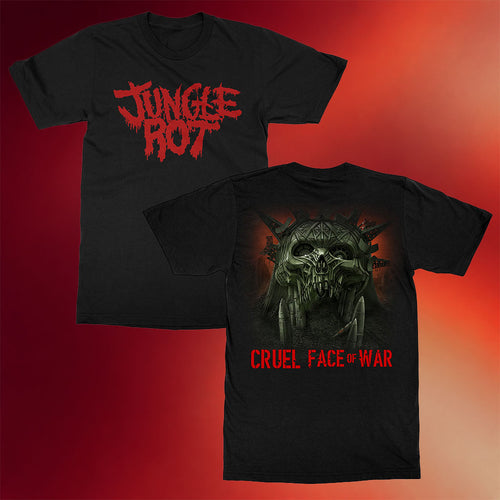 Indie Merch 2026 Jungle Rot Cruel Face Of War Logo T-Shirt Gifts For Father_s Day