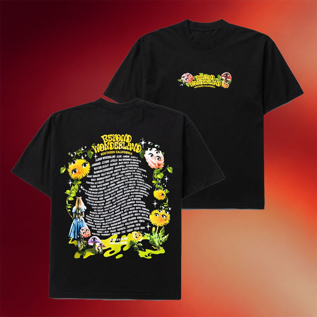 Insomniac Merch 2026 Curious Garden T-Shirt Beyond Wonderland Shirt Birthday Gift For Her