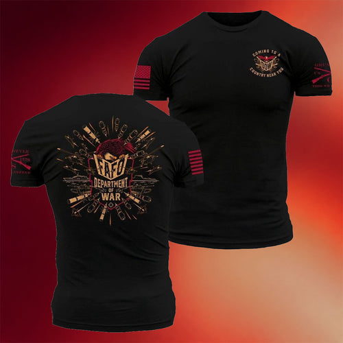 Grunt Style Merch 2026 Department Of War T-Shirt Black Gifts For A Patriotic Person