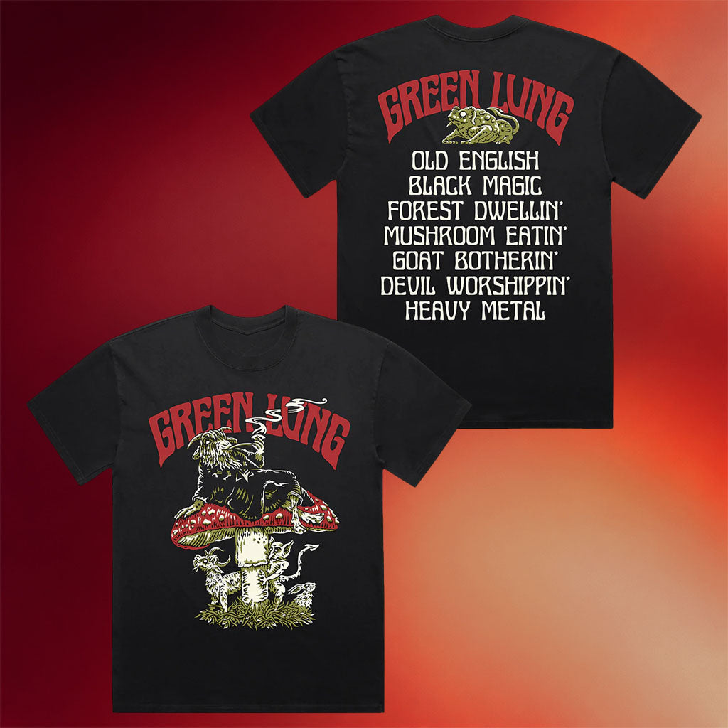 Green Lung Merch 2026 Old English Black Magic T-Shirt Gifts For Band Fans