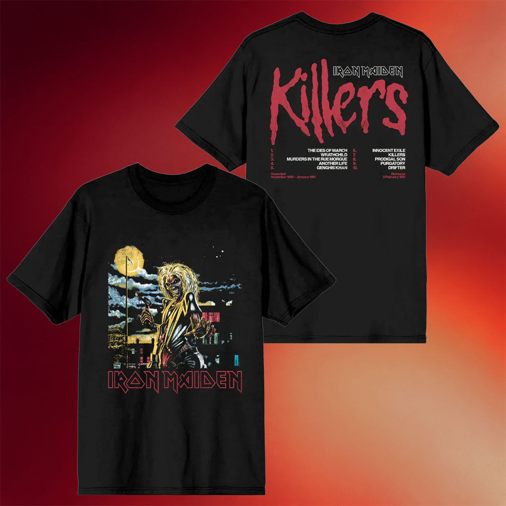 Iron Maiden Merch 2026 Killers 45 Tracklist T-Shirt Gifts Ideas For Band Fans