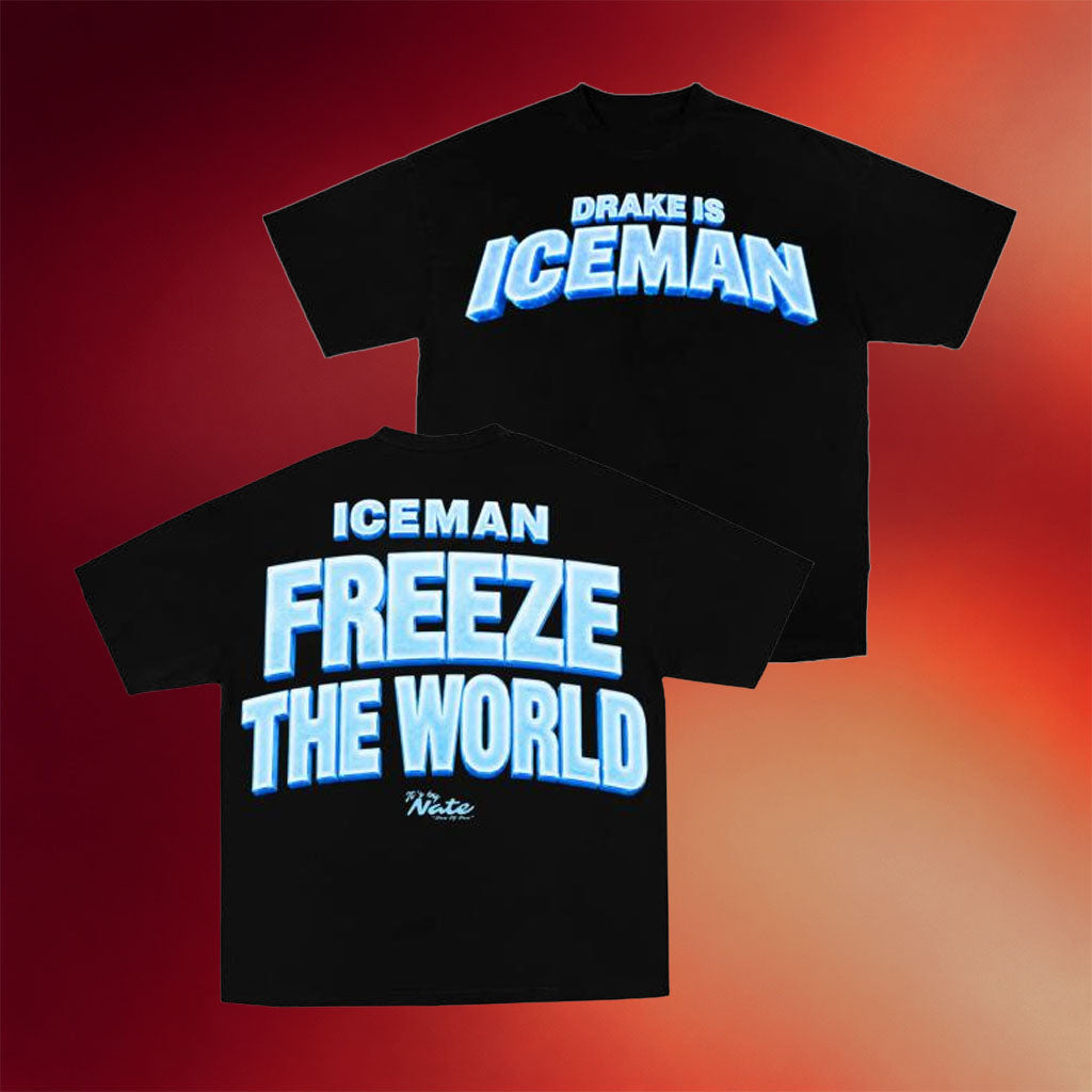 ItsbyNate Merch 2026 Freeze The World T-Shirt Drake Is Iceman Shirt Iceman Merch Fan Gifts