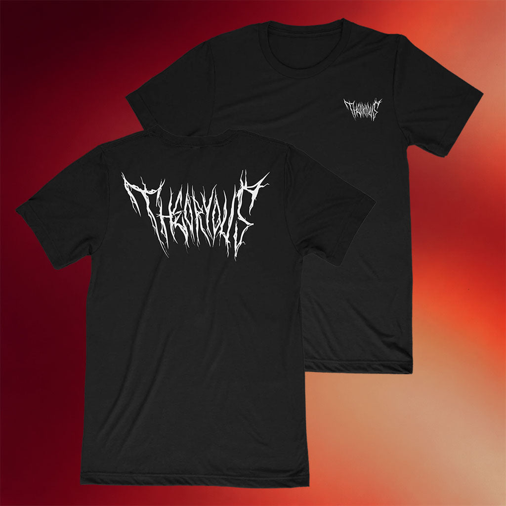 Master Blaster Records Merch 2026 Theoryous Metal Logo Black T-Shirt Gifts Ideas For Him
