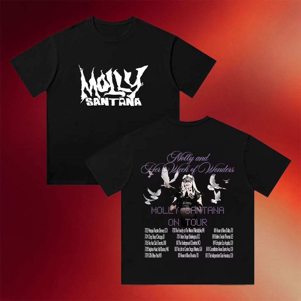 Molly Santana Merch Molly And Her Week Of Wonders Tour T-Shirt Gifts For Rap Lover
