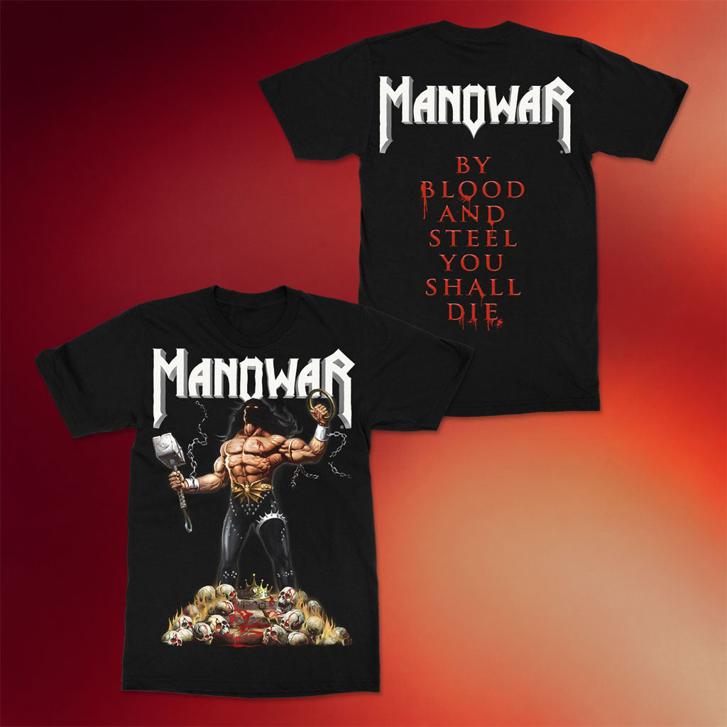Manowar Merch 2026 Gods And Kings White Logo T-Shirt Presents For Music Lovers