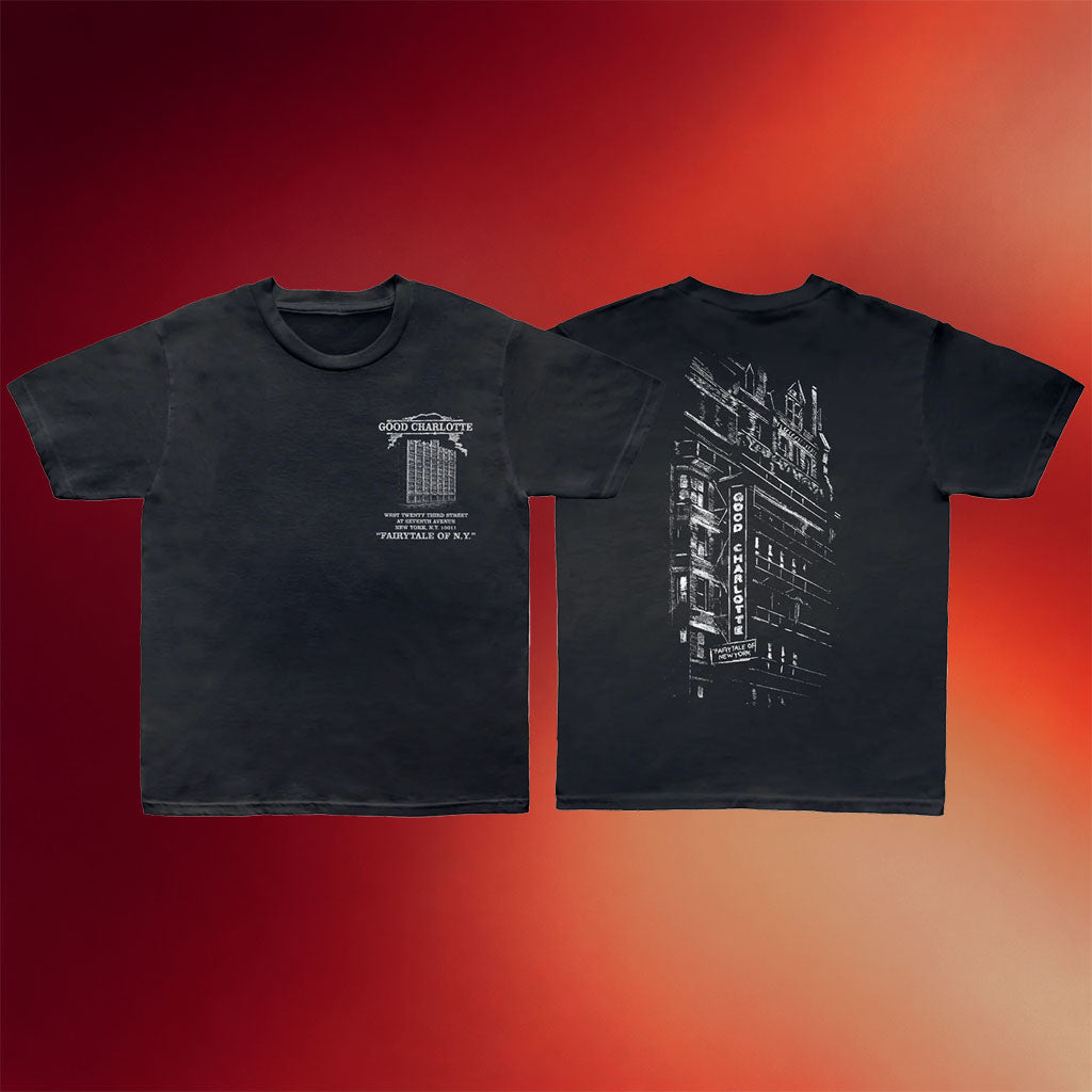 Good Charlotte Merch 2026 Fairytale Of New York T-Shirt Gifts For Rock Lovers