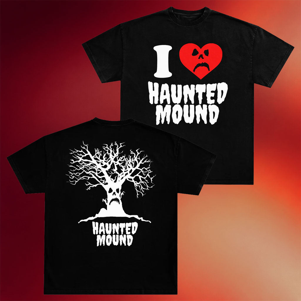 Haunted Mound Merch I Love Haunted Mound Shirt Presents For Rap Fans