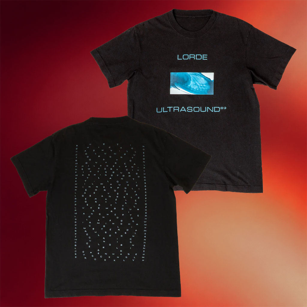 Lorde Merch 2025 X-Ray Dateback T-Shirt Ultrasound World Tour Shirt Music Lover Gifts For Him