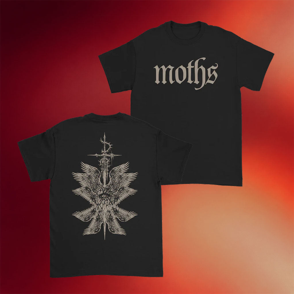 Like Moths To Flames Merch 2026 Angel Wings T-Shirt Gifts For Music Fans
