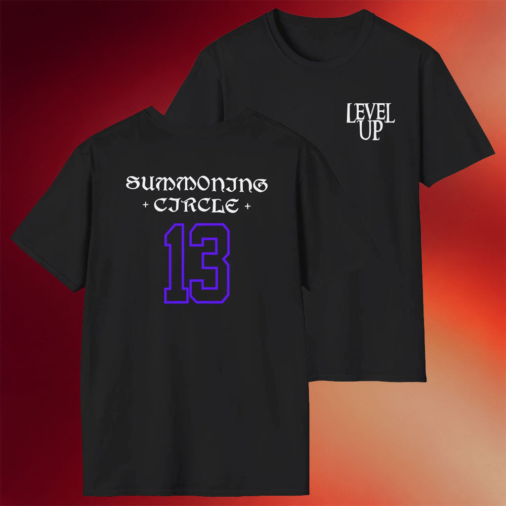 Level Up Merch Level Up Summoning Circle 13 T-Shirt Birthday Gift Ideas For Brother